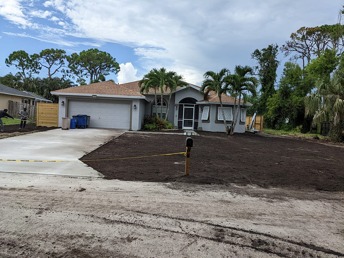 Sod delivery or installation image