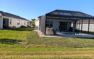 Bradenton sod installation for poolside lawn