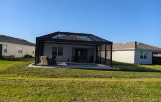 Poolside lawn Bradenton sod installation project