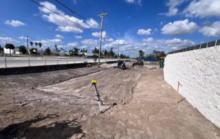 Southwest Florida new construction grading before sod installation