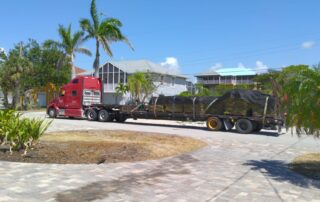 sod pallets on the back of a truck